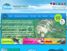Tablet Screenshot of dolphindiscovery.com.au