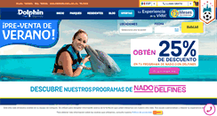 Desktop Screenshot of dolphindiscovery.com.mx