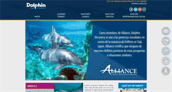 Desktop Screenshot of dolphindiscovery.org.mx